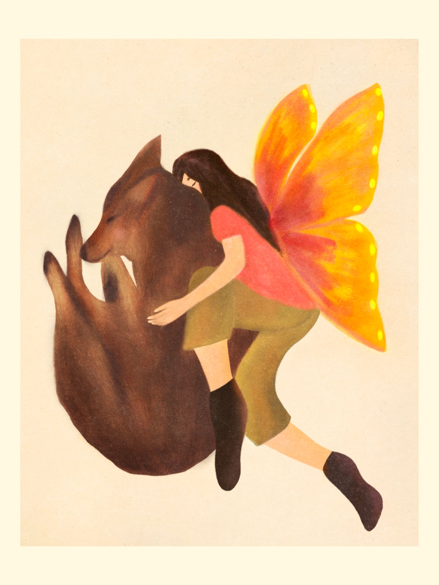 butterfly and coyote