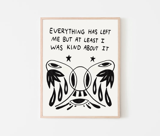 everything has left